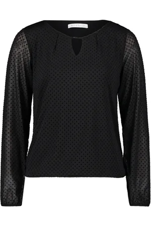 Betty & Co Dames, Blouses & Shirts, Zwart, Maat: S