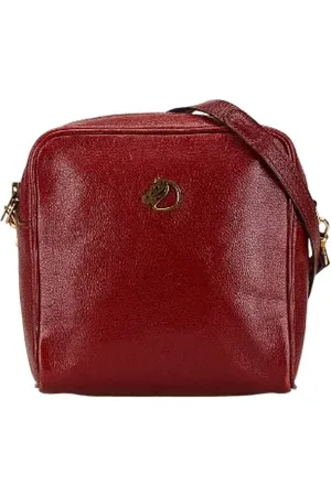 Hermès Dames, Pre-owned, Rood, Maat: ONE Size Leer