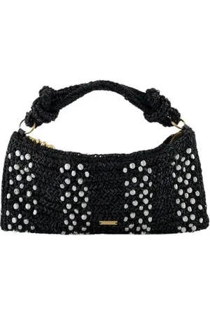 Cult Gaia Dames, Tassen, Zwart, Maat: ONE Size Linnen
