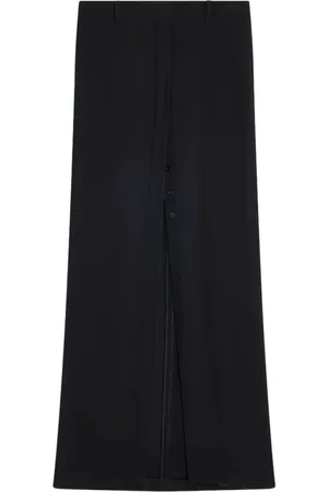 SEMICOUTURE Dames, Rokken, Zwart, Maat: M Satijn