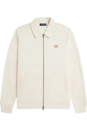 Fred Perry Heren, Jassen, Wit, Maat: XL Katoen