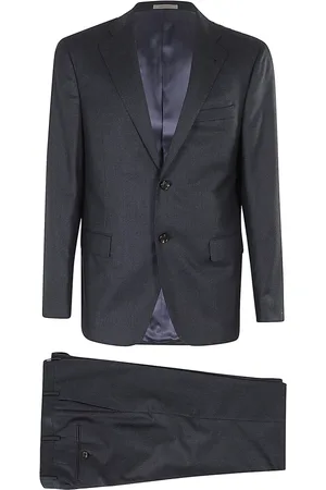 corneliani Heren, Pakken, Blauw, Maat: XL Flanel