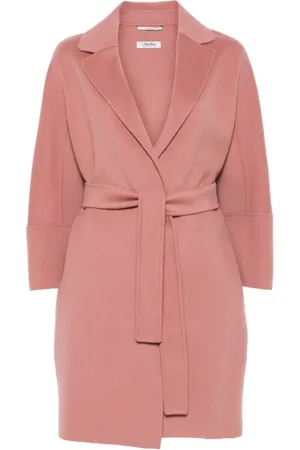 Max Mara Dames, Mantels, Roze, Maat: XL Wol