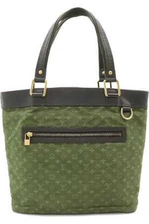 LOUIS VUITTON Dames, Pre-owned, Groen, Maat: ONE Size Leer