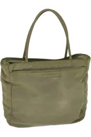 Prada Dames, Pre-owned, Groen, Maat: ONE Size Nylon