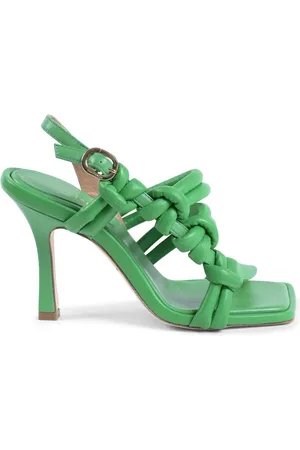 DEE OCLEPPO Dames, Schoenen, Groen, Maat: 39 1/2 EU Leer