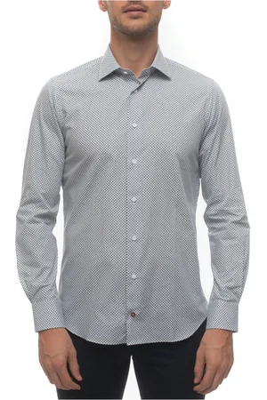 Carrel Heren, Overhemden, Blauw, Maat: 2XL Katoen