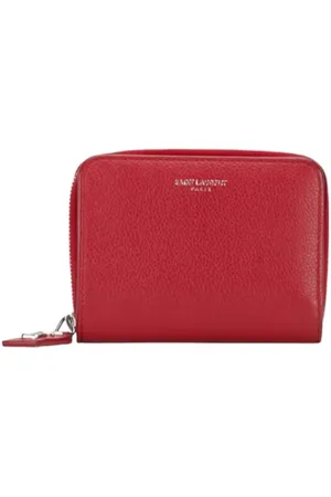 Saint Laurent Dames, Pre-owned, Rood, Maat: ONE Size Leer