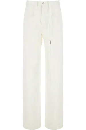 ANN DEMEULEMEESTER Dames, Jeans, Wit, Maat: XS