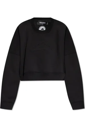 Dsquared2 Dames, Sweatshirts & Hoodies, Zwart, Maat: S Katoen