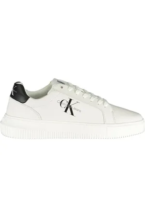 Calvin Klein Heren, Schoenen, Wit, Maat: 46 EU Poliester