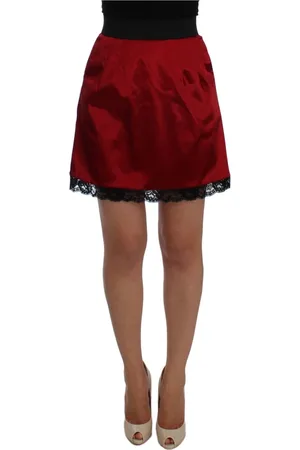 Dolce & Gabbana Dames, Rokken, Rood, Maat: L