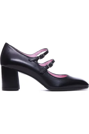 Carel Dames, Schoenen, Zwart, Maat: 38 EU Leer