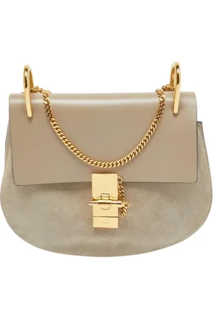 Chloé Dames, Pre-owned, Grijs, Maat: ONE Size Leer