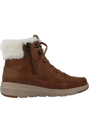 Skechers Dames, Schoenen, Bruin, Maat: 38 EU