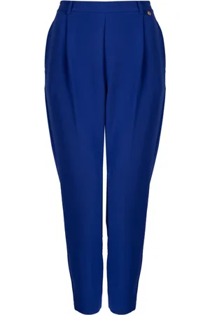 Liu Jo Dames, Broeken, Blauw, Maat: XS Leer