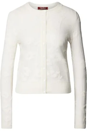 Max Mara Dames, Truien, Wit, Maat: XL Wol
