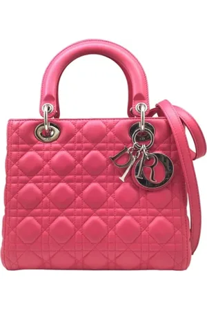 Dior Dames, Pre-owned, Roze, Maat: ONE Size Leer