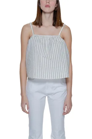 VERO MODA Dames, Tops, Wit, Maat: L Katoen