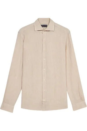 Brooks Brothers Heren, Overhemden, , Maat: 2XL Linnen