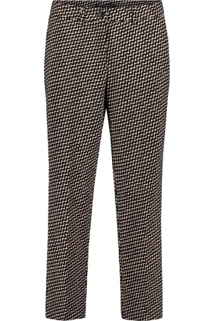 Betty Barclay Dames, Broeken, Zwart, Maat: 2XL