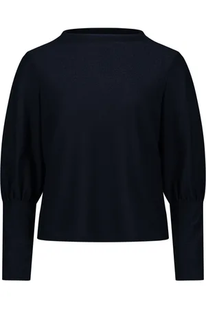 Vera Mont Dames, Blouses & Shirts, Blauw, Maat: S