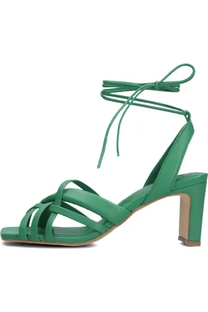 NOTRE-V Dames, Schoenen, Groen, Maat: 38 EU Leer
