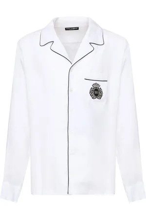Dolce & Gabbana Heren, Overhemden, Wit, Maat: XL Katoen
