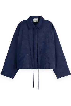 Scotch&Soda Dames, Blouses & Shirts, Blauw, Maat: XL Satijn