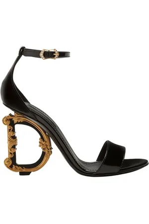 Dolce & Gabbana Dames, Schoenen, Zwart, Maat: 37 EU Leer