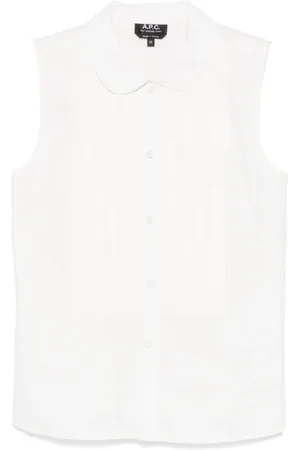 A.P.C. Dames, Blouses & Shirts, Wit, Maat: 2XS