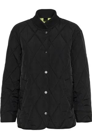 Kaffe Dames, Jassen, Zwart, Maat: 2XL Polyamide