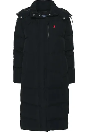 Ralph Lauren Dames, Mantels, Zwart, Maat: XL Katoen