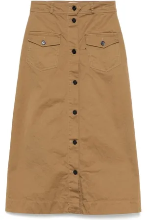 Saint Laurent Dames, Rokken, Bruin, Maat: XS
