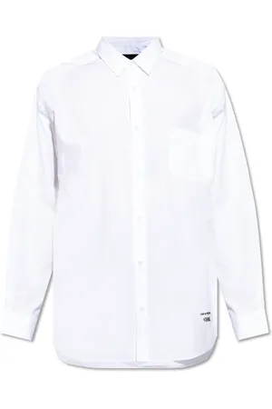 Comme des Garçons Heren, Overhemden, Wit, Maat: M Katoen