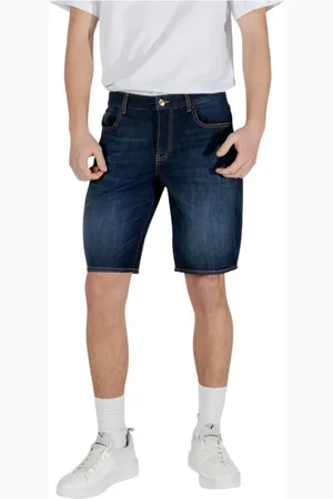 Armani Exchange Heren, Korte broeken, Blauw, Maat: W36 Katoen