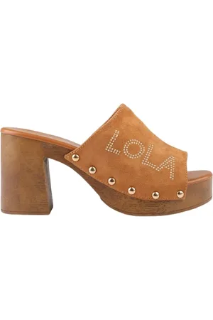 Lola Casademunt Dames, Schoenen, Bruin, Maat: 38 EU Synthetisch