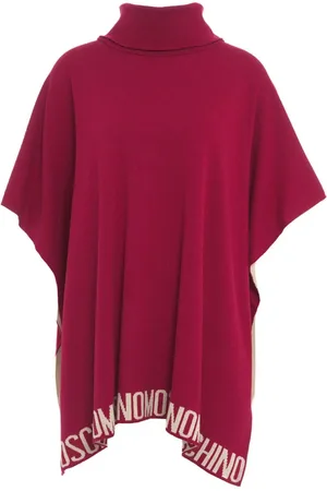 Moschino Dames, Jassen, Rood, Maat: ONE Size Wol