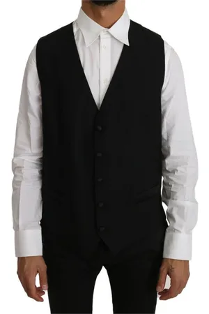Dolce & Gabbana Heren, Pakken, Zwart, Maat: XL Zijde