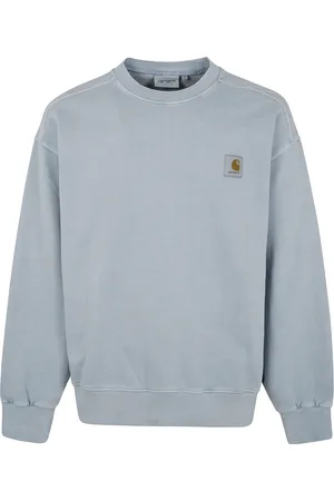 Carhartt Heren, Sweatshirts & Hoodies, Blauw, Maat: S