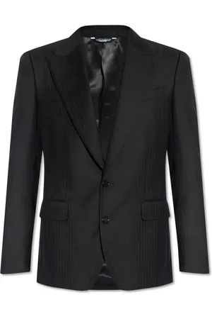 Dolce & Gabbana Heren, Pakken, Zwart, Maat: L Wol