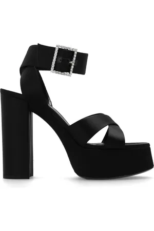 Saint Laurent Dames, Schoenen, Zwart, Maat: 39 EU Zijde