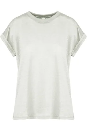 Bomboogie Dames, Tops, Wit, Maat: S Linnen