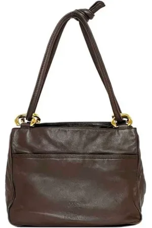 Loewe Dames, Pre-owned, Bruin, Maat: ONE Size Leer