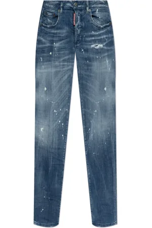 Dsquared2 Dames, Jeans, Blauw, Maat: 3XS Katoen