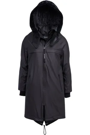 Stutterheim Unisex, Mantels, Zwart, Maat: XL Leer