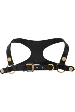VERSACE Unisex, Accessoires, Zwart, Maat: M Leer