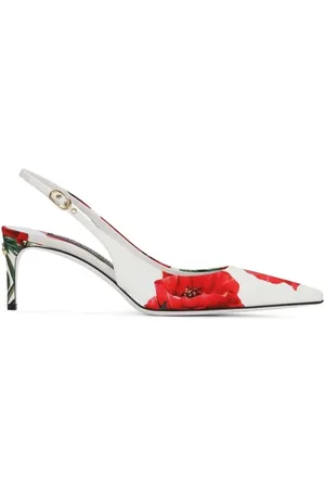 Dolce & Gabbana Dames, Schoenen, Wit, Maat: 36 1/2 EU Katoen