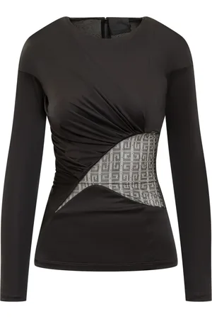 Givenchy Dames, Tops, Zwart, Maat: S Viscose