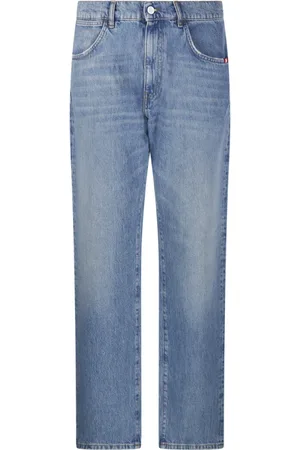 AMISH Heren, Jeans, Blauw, Maat: W34 Denim
